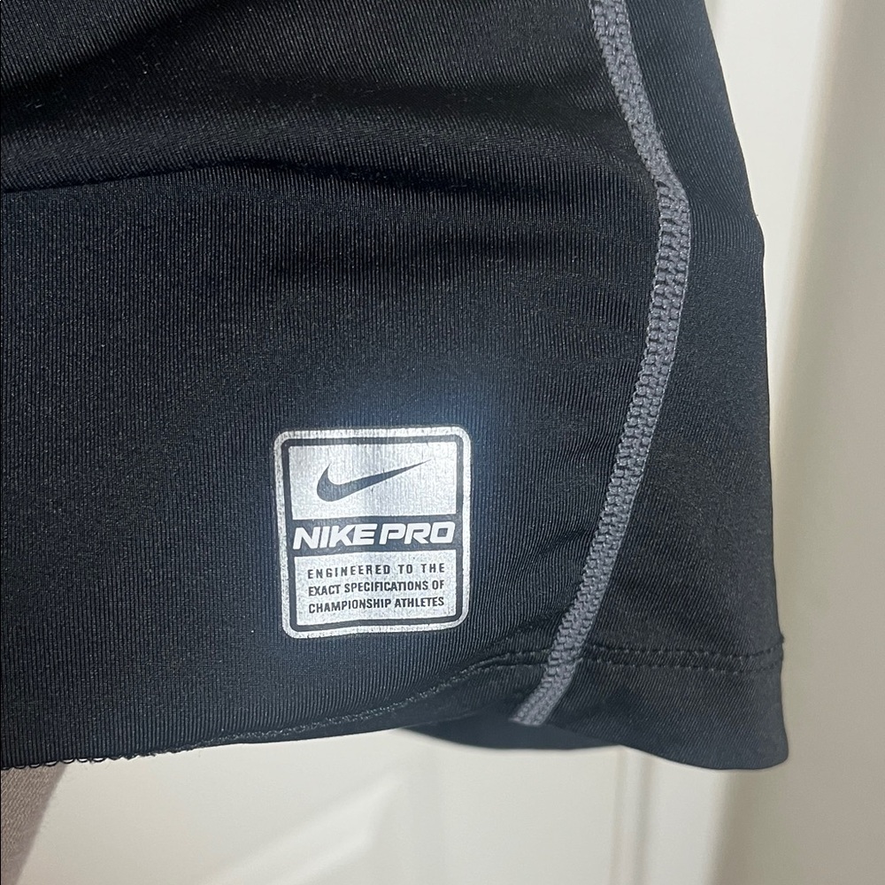 Nike Pro Men’s Tight Black Long Sleeve Performance Shirt XL - Picture 5 of 7